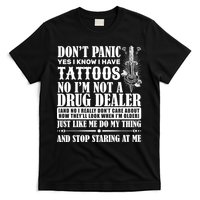 Dob't Panic I Have A Tattooed T-Shirt