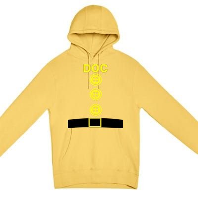 Doc Dwarf Halloween Costume Premium Pullover Hoodie