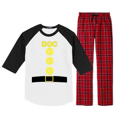 Doc Dwarf Halloween Costume Raglan Sleeve Pajama Set