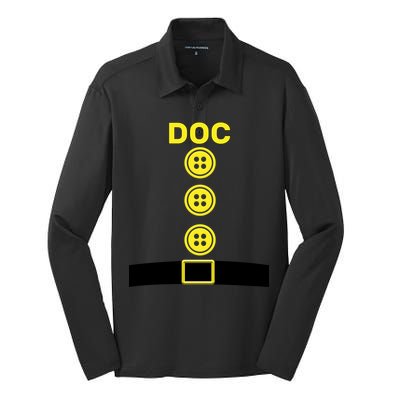 Doc Dwarf Halloween Costume Silk Touch Performance Long Sleeve Polo