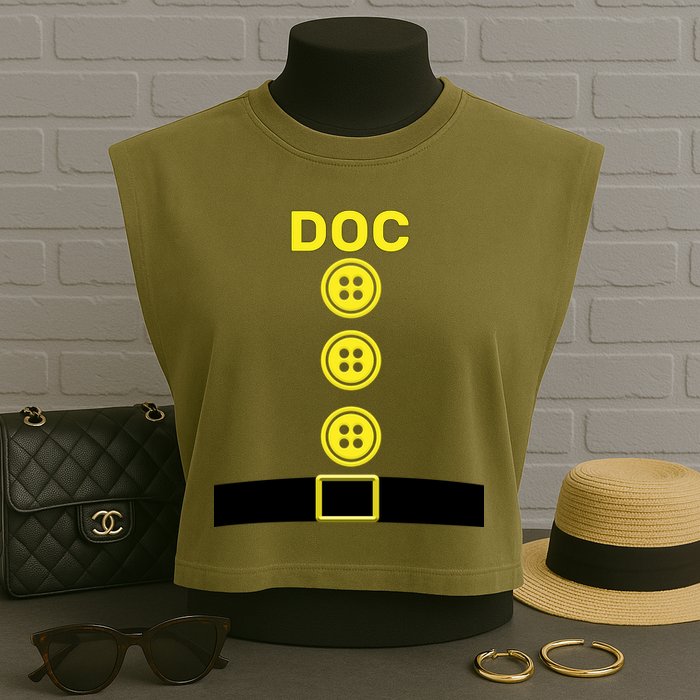 Doc Dwarf Halloween Costume Garment-Dyed Women's Muscle Tee