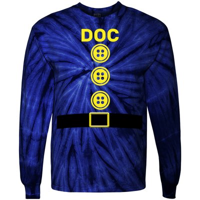 Doc Dwarf Halloween Costume Tie-Dye Long Sleeve Shirt