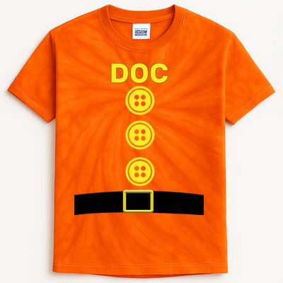 Doc Dwarf Halloween Costume Kids Tie-Dye T-Shirt