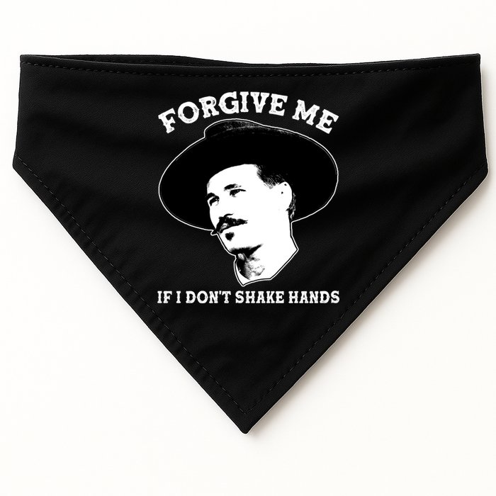 Doc Holiday I Don't Shake Hands USA-Made Doggie Bandana