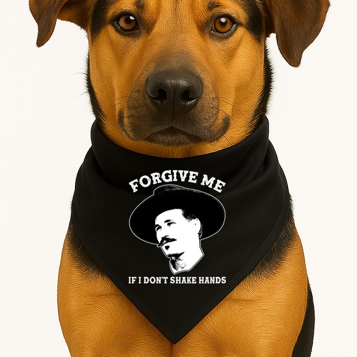 Doc Holiday I Don't Shake Hands USA-Made Doggie Bandana
