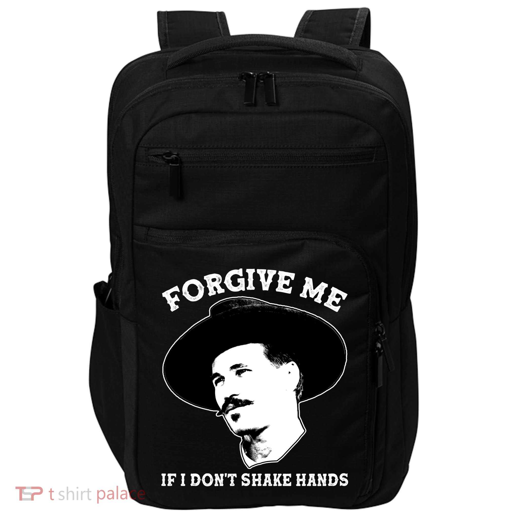 Doc Holiday I Don't Shake Hands Impact Tech Backpack