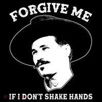 Doc Holiday I Don't Shake Hands Crop Top
