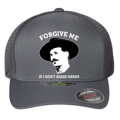 Doc Holiday I Don't Shake Hands Flexfit Unipanel Trucker Cap