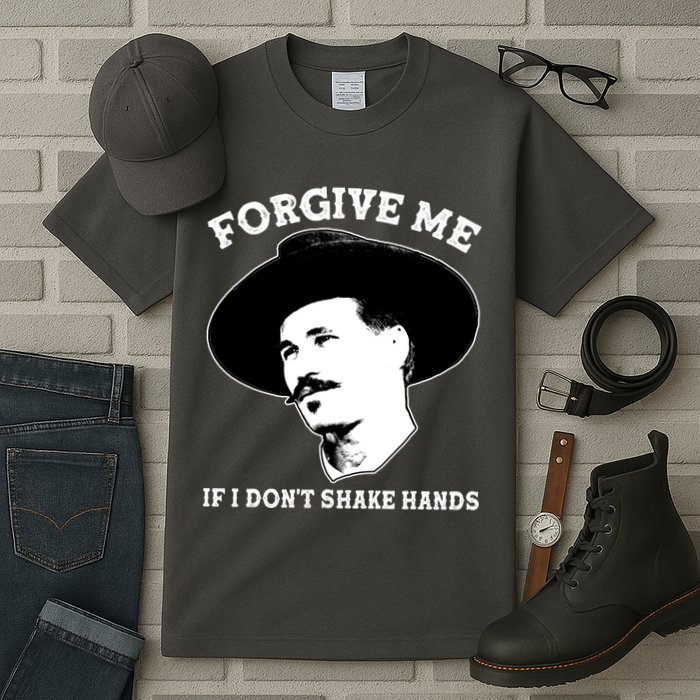 Doc Holiday I Don't Shake Hands Tall T-Shirt