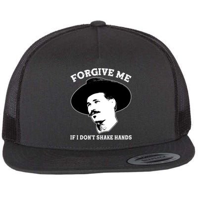 Doc Holiday I Don't Shake Hands Flat Bill Trucker Hat