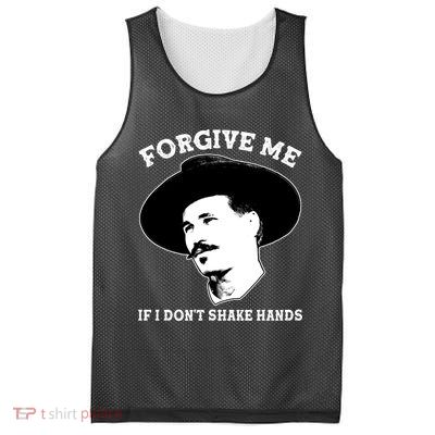 Doc Holiday I Don't Shake Hands Mesh Reversible Basketball Jersey Tank