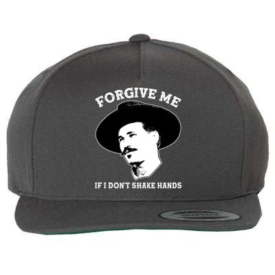 Doc Holiday I Don't Shake Hands Wool Snapback Cap