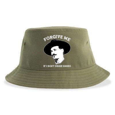 Doc Holiday I Don't Shake Hands Sustainable Bucket Hat