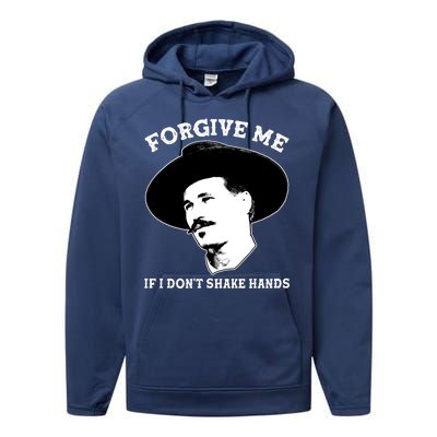 Doc Holiday I Don't Shake Hands Performance Fleece Hoodie