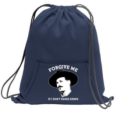 Doc Holiday I Don't Shake Hands Sweatshirt Cinch Pack Bag