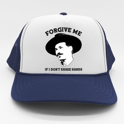 Doc Holiday I Don't Shake Hands Trucker Hat