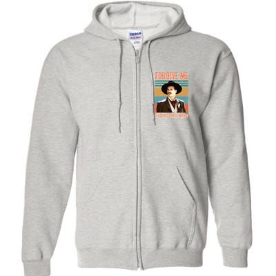 Doc Holliday Forgive Me If I Don't Shake Hands Full Zip Hoodie