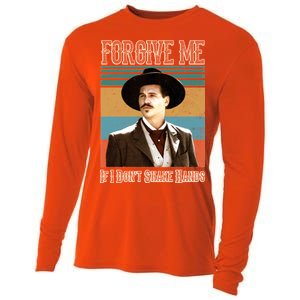 Doc Holliday Forgive Me If I Don't Shake Hands Cooling Performance Long Sleeve Crew