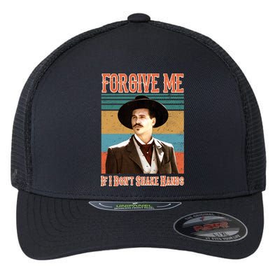 Doc Holliday Forgive Me If I Don't Shake Hands Flexfit Unipanel Trucker Cap