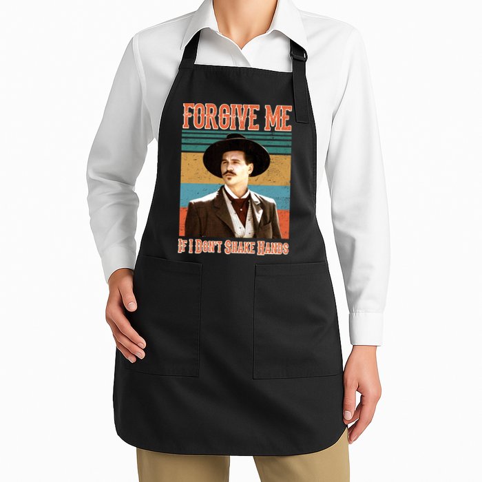 Doc Holliday Forgive Me If I Don't Shake Hands Apron
