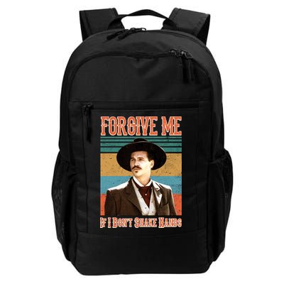 Doc Holliday Forgive Me If I Don't Shake Hands Backpack