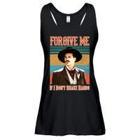 Doc Holliday Forgive Me If I Don't Shake Hands Ladies Essential Flowy Tank