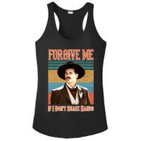 Doc Holliday Forgive Me If I Don't Shake Hands Ladies PosiCharge Competitor Racerback Tank