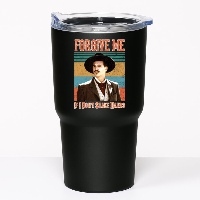 Doc Holliday Forgive Me If I Don't Shake Hands Tumbler