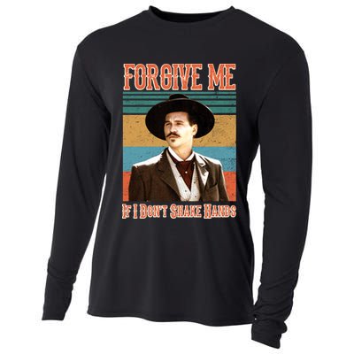 Doc Holliday Forgive Me If I Don't Shake Hands Cooling Performance Long Sleeve Crew