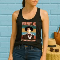 Doc Holliday Forgive Me If I Don't Shake Hands Womens Tank Top