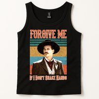 Doc Holliday Forgive Me If I Don't Shake Hands Tank Top