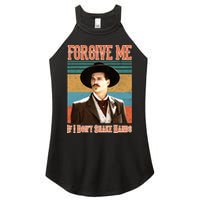 Doc Holliday Forgive Me If I Don't Shake Hands Women's Perfect Tri Rocker Tank
