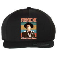 Doc Holliday Forgive Me If I Don't Shake Hands Wool Snapback Cap