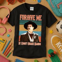 Doc Holliday Forgive Me If I Don't Shake Hands Kids T-Shirt