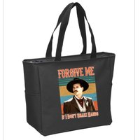 Doc Holliday Forgive Me If I Don't Shake Hands Zip Tote Bag