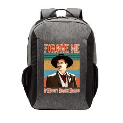 Doc Holliday Forgive Me If I Don't Shake Hands Vector Backpack