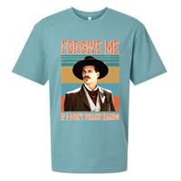 Doc Holliday Forgive Me If I Don't Shake Hands Sueded Cloud Jersey T-Shirt