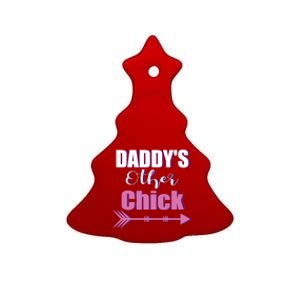 Daddy's Other Chick Naughty Son Or Daughter Cool Gift Ceramic Tree Ornament