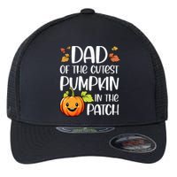 Dad Of Cutest Pumpkin In The Patch Halloween Thanksgiving Flexfit Unipanel Trucker Cap