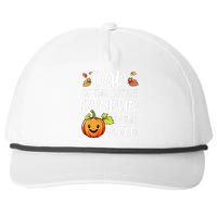 Dad Of Cutest Pumpkin In The Patch Halloween Thanksgiving Snapback Five-Panel Rope Hat