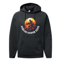 Drunk On Cringe Stream Merch Stream Sniper Elite Performance Fleece Hoodie