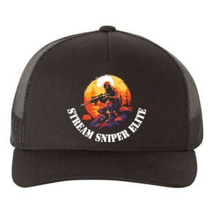 Drunk On Cringe Stream Merch Stream Sniper Elite Yupoong Adult 5-Panel Trucker Hat