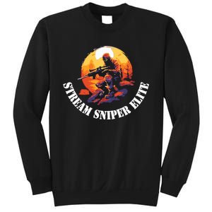 Drunk On Cringe Stream Merch Stream Sniper Elite Sweatshirt