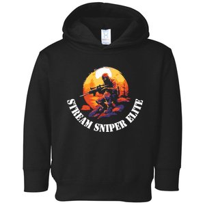 Drunk On Cringe Stream Merch Stream Sniper Elite Toddler Hoodie