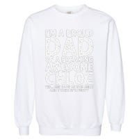 Dad Of CHLOE Gift Father's Day Funny Personalized Name Joke Garment-Dyed Sweatshirt