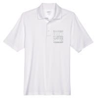 Dad Of CHLOE Gift Father's Day Funny Personalized Name Joke Men's Origin Performance Pique Polo