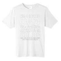 Dad Of CHLOE Gift Father's Day Funny Personalized Name Joke Tall Fusion ChromaSoft Performance T-Shirt