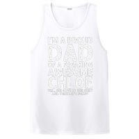 Dad Of CHLOE Gift Father's Day Funny Personalized Name Joke PosiCharge Competitor Tank