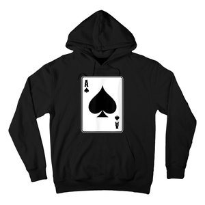 Deck Of Cards For Men Ace Spades Hoodie