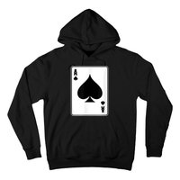 Deck Of Cards For Men Ace Spades Hoodie